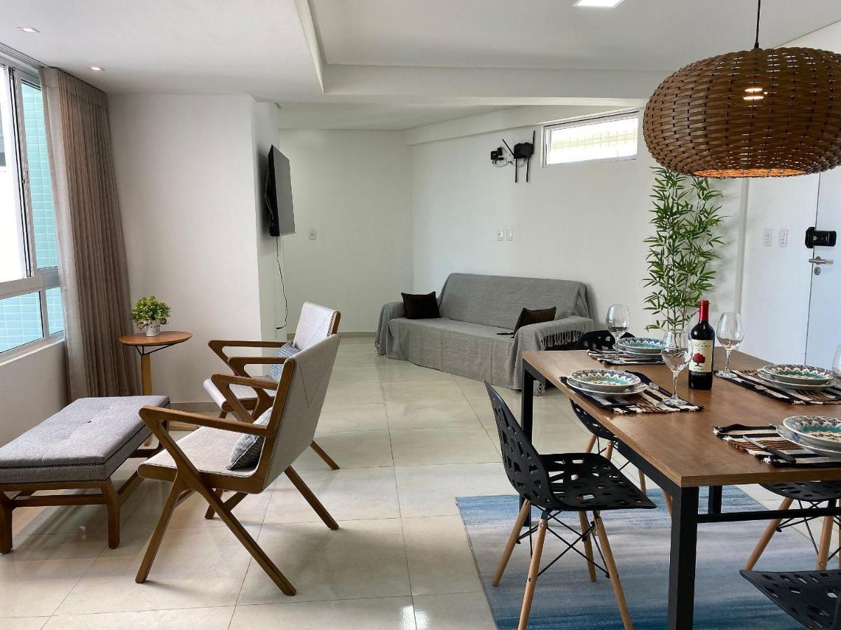 Bela Hospedagem - Pé na areia no Bessa, 02 suites, wifi - Vista piscina e mar João Pessoa Exterior foto