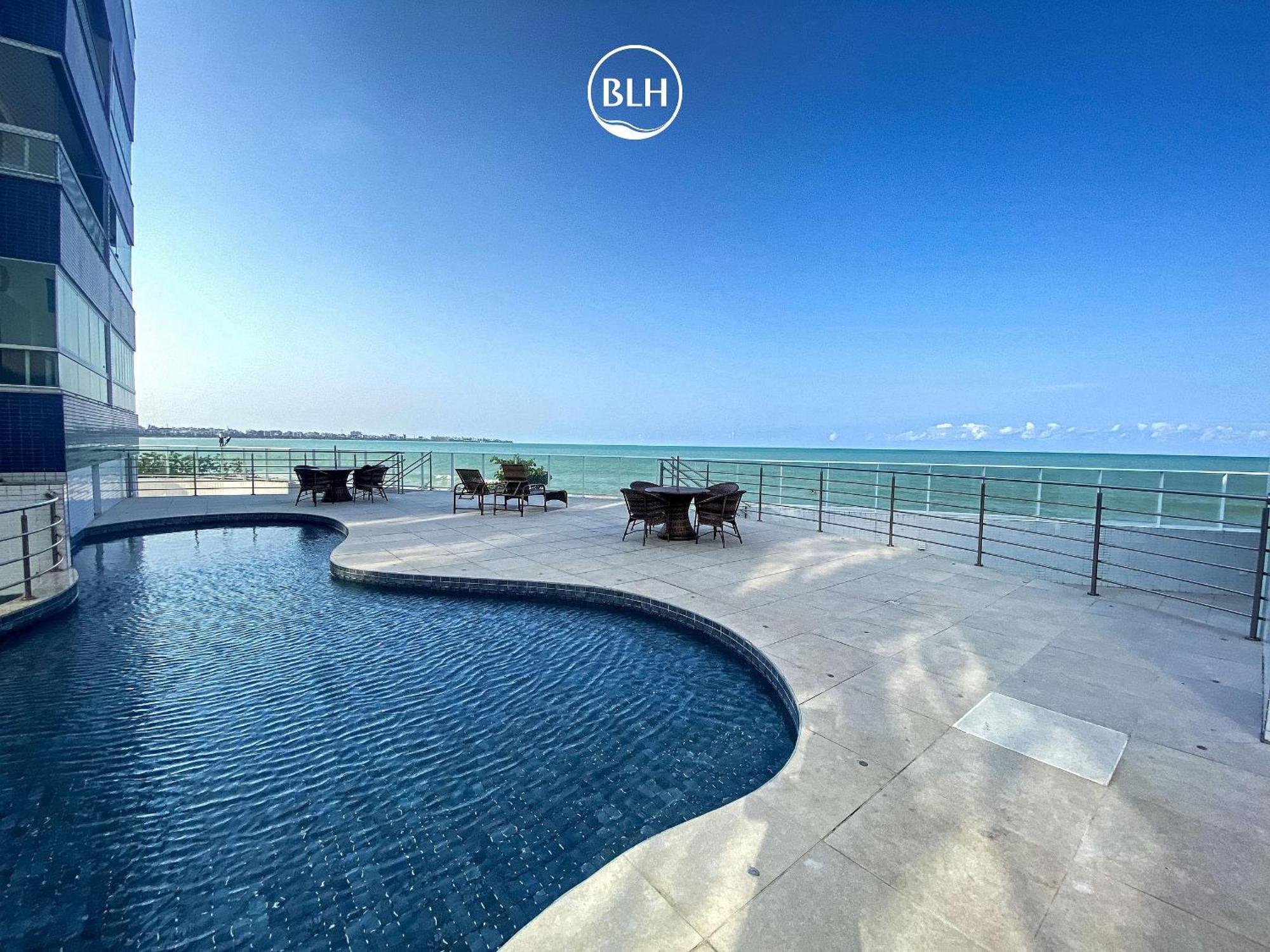 Bela Hospedagem - Pé na areia no Bessa, 02 suites, wifi - Vista piscina e mar João Pessoa Exterior foto
